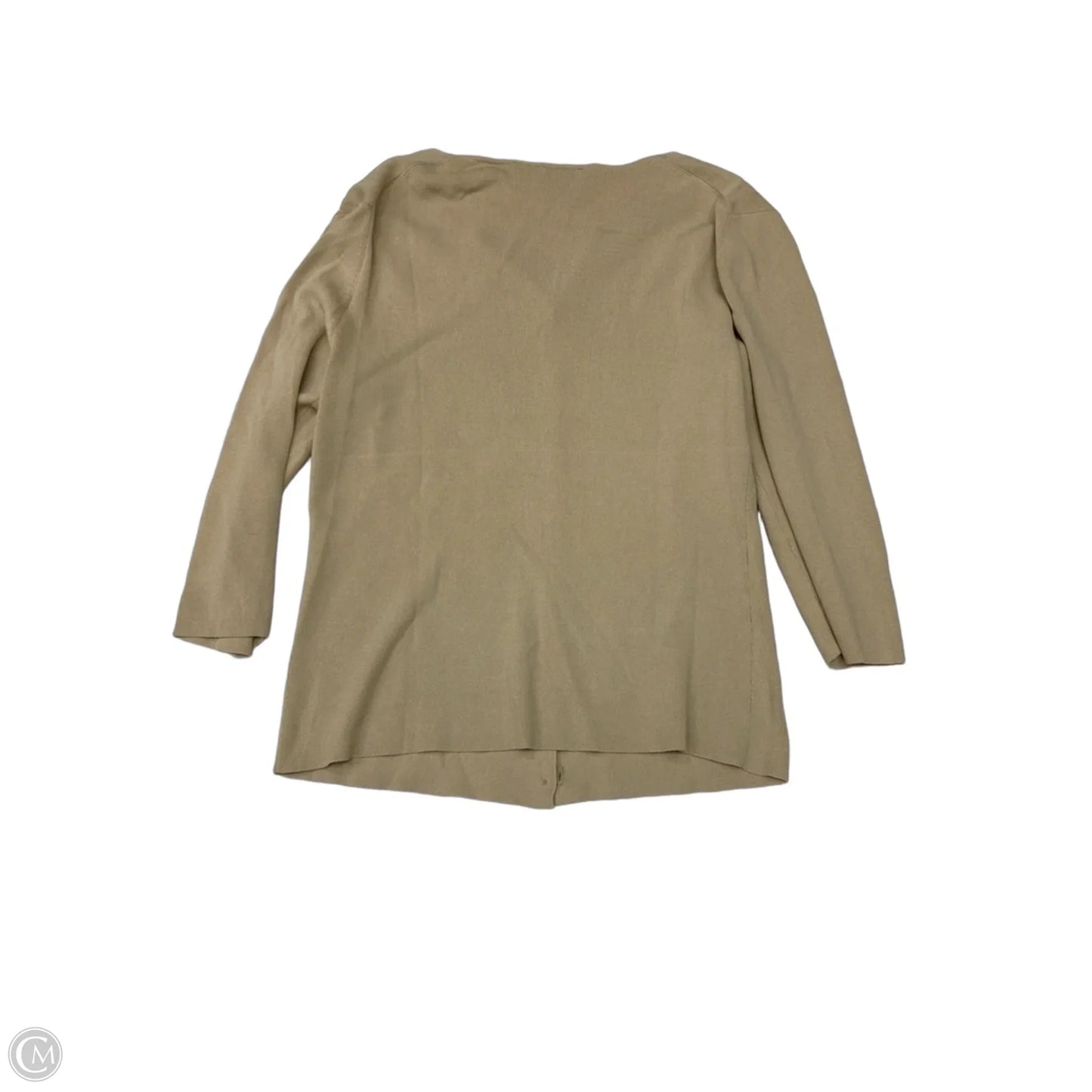 Cardigan By Tailor By B Moss In Beige, Size: L
