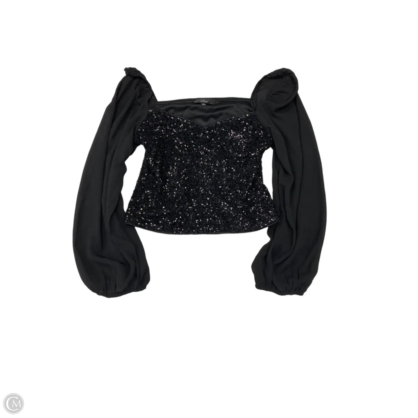 Top Long Sleeve By Lulus In Black, Size: L
