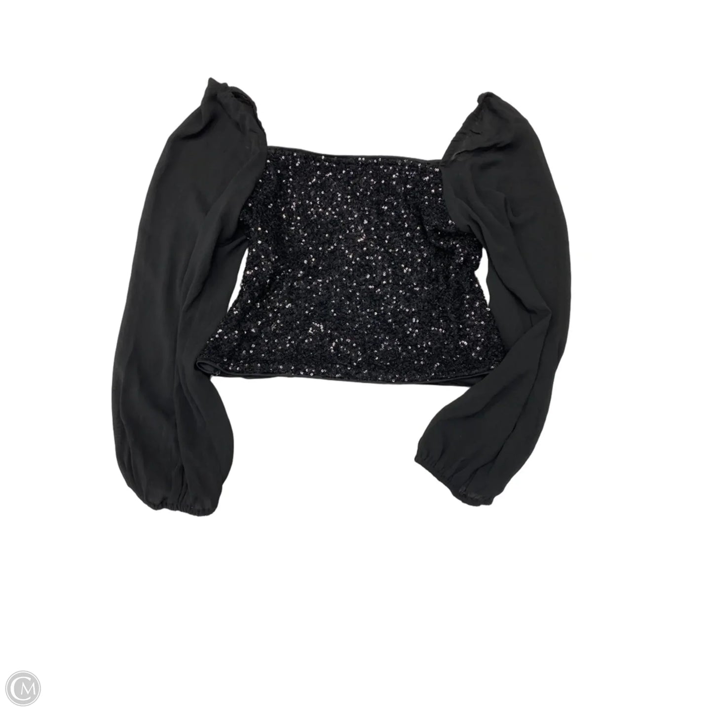 Top Long Sleeve By Lulus In Black, Size: L