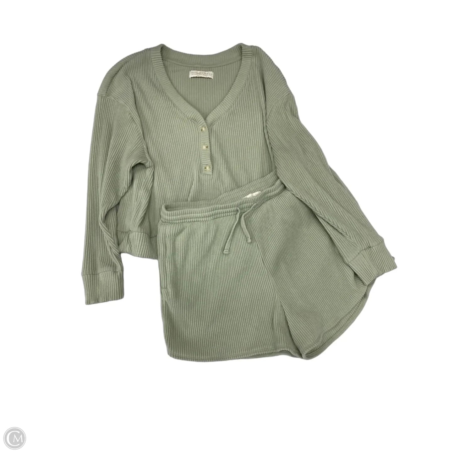 Lounge Set Shorts By Abercrombie And Fitch In Green, Size: L