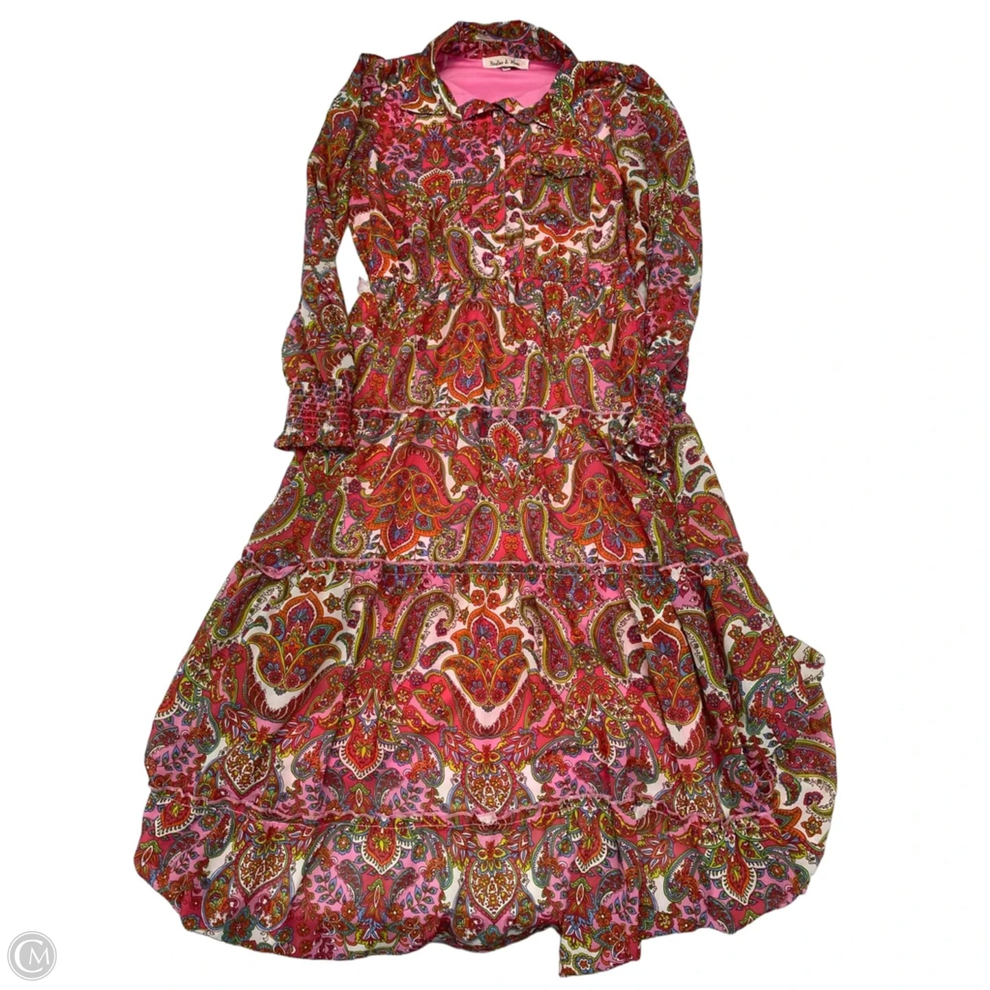 Dress Casual Maxi By Clothes Mentor In Paisley Print, Size: M