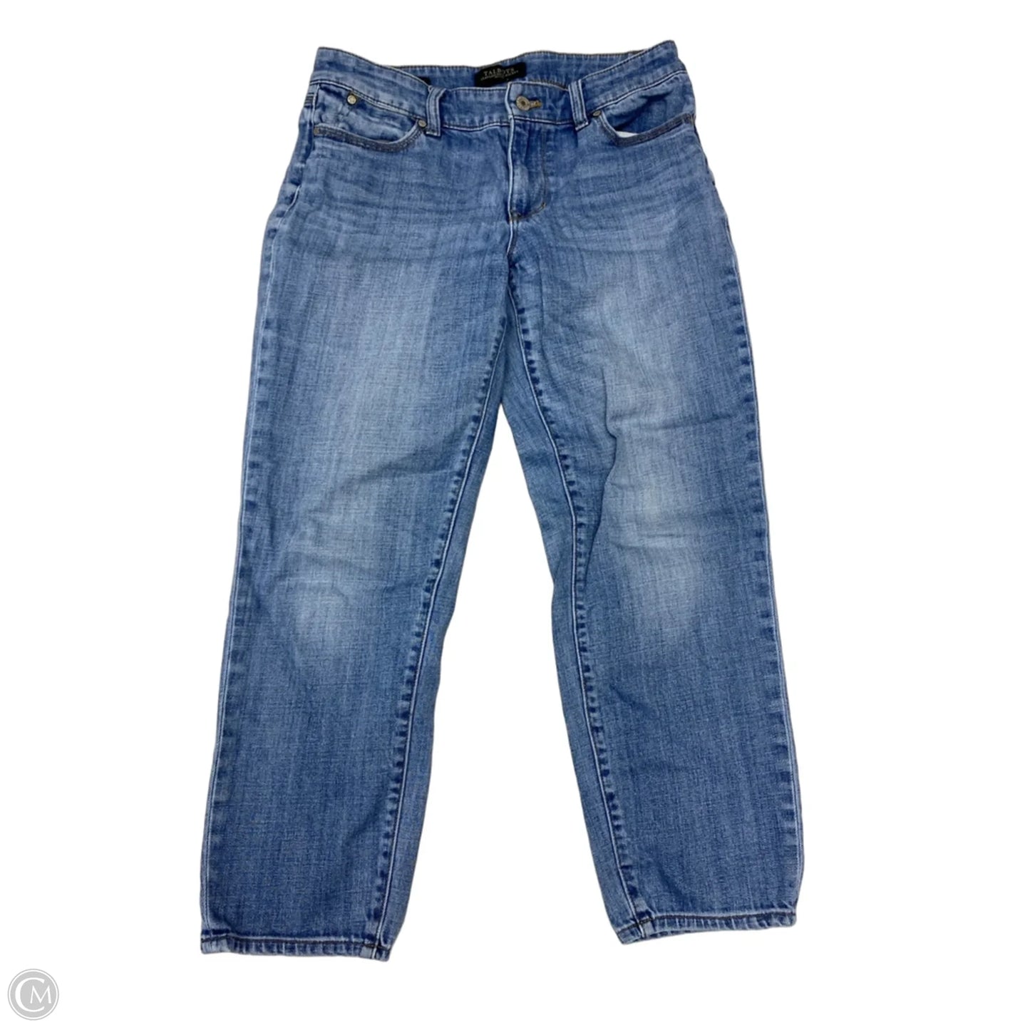 Jeans Boyfriend By Talbots In Blue Denim, Size: 6p