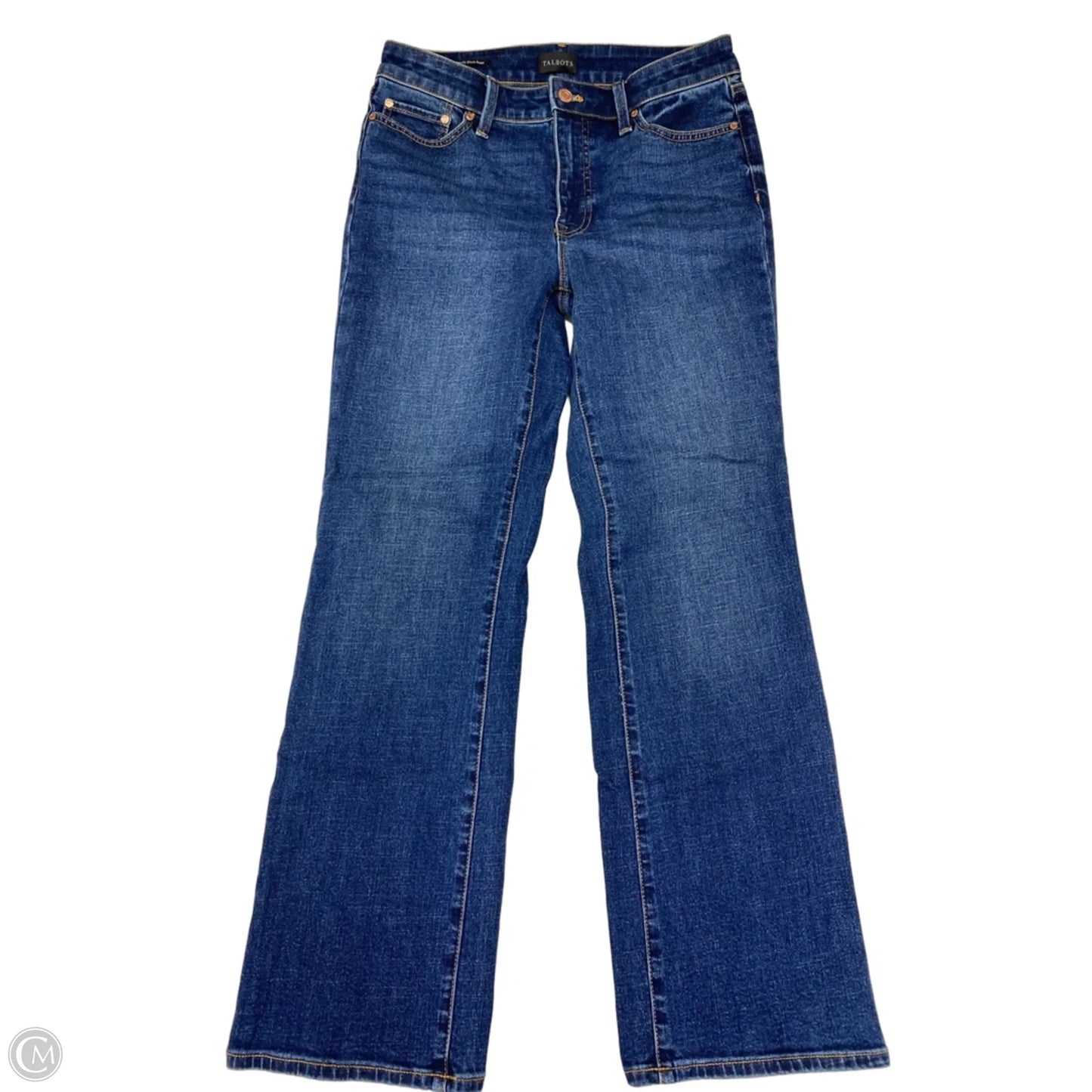 Jeans Boot Cut By Talbots In Blue Denim, Size: 6p
