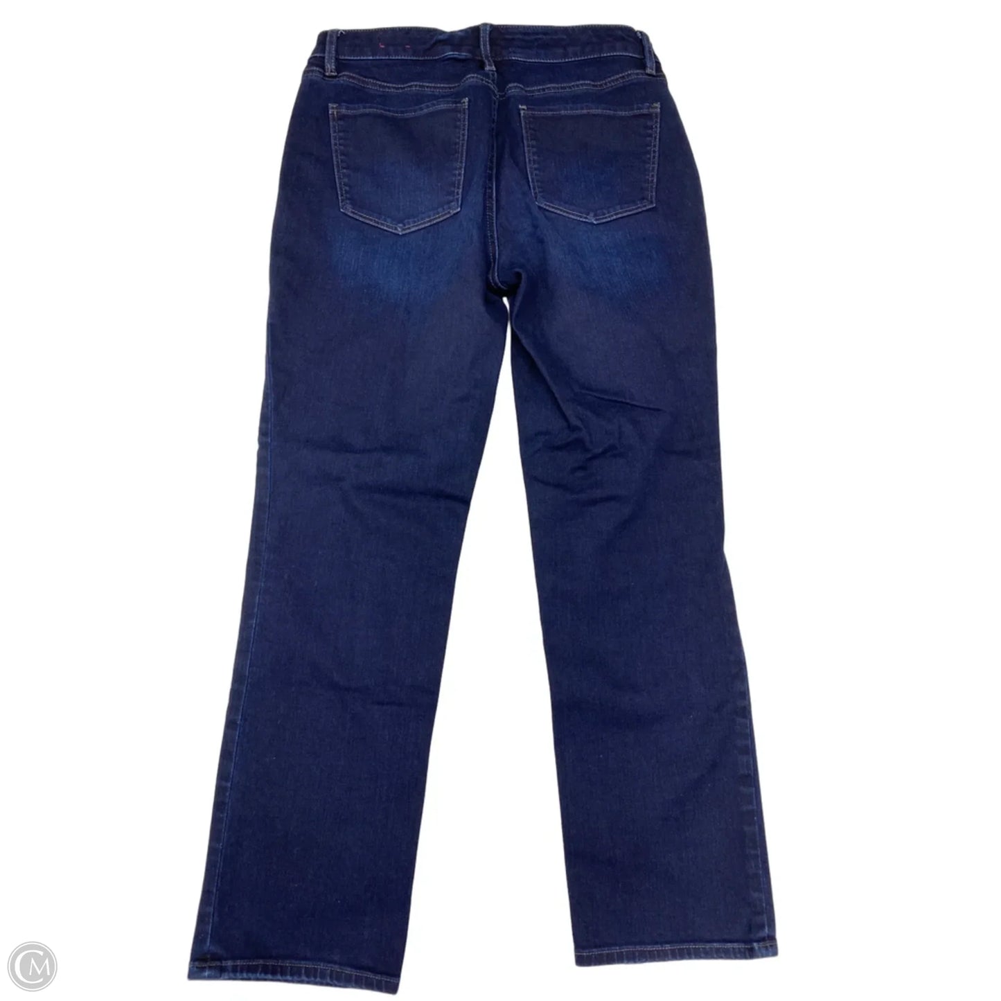 Jeans Straight By Talbots In Blue Denim, Size: 6p