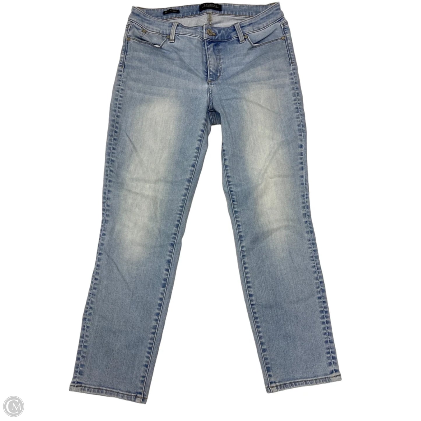 Jeans Skinny By Talbots In Blue Denim, Size: 8p