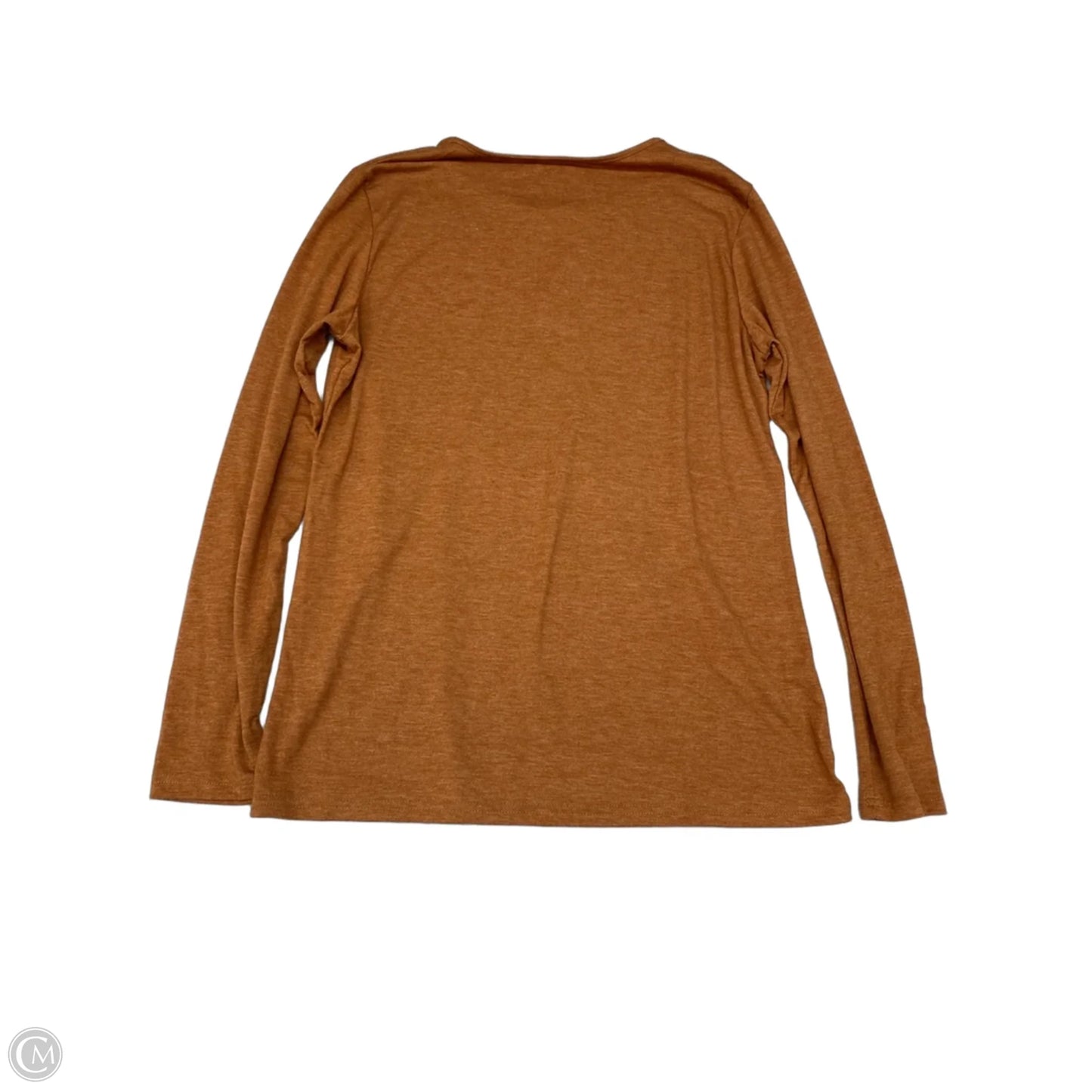 Top Long Sleeve By Clothes Mentor In Orange, Size: S