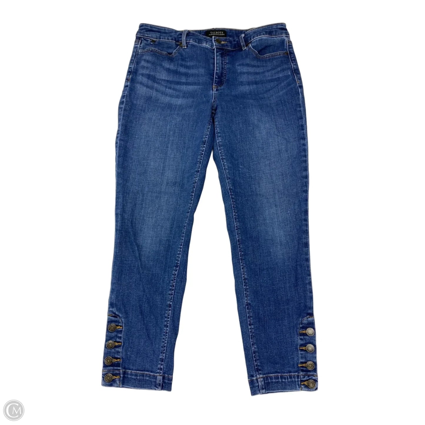 Jeans Skinny By Talbots In Blue Denim, Size: 8