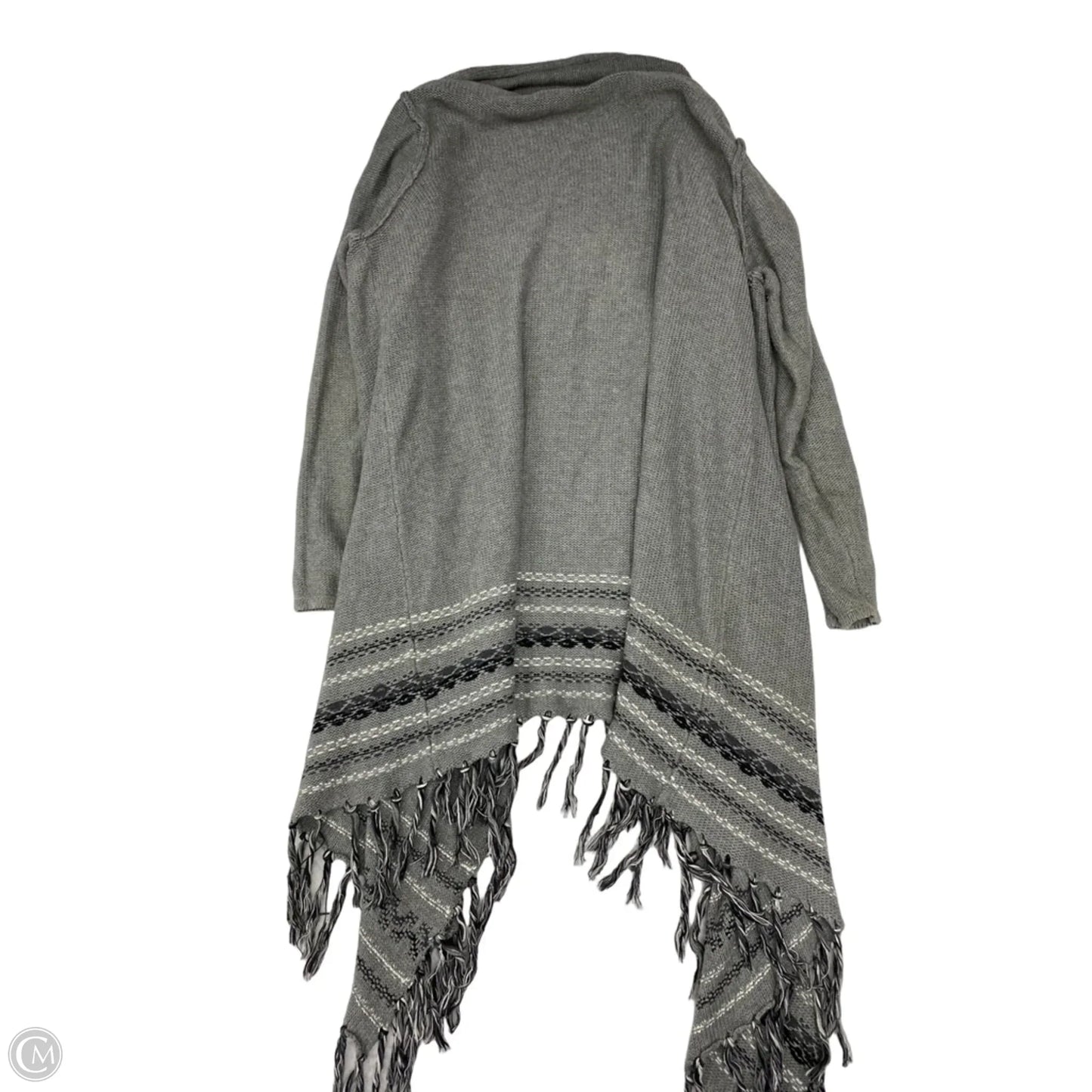 Sweater Cardigan By Cabi In Grey, Size: M