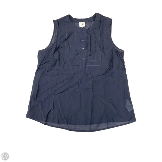 Top Sleeveless By Cabi In Navy, Size: S