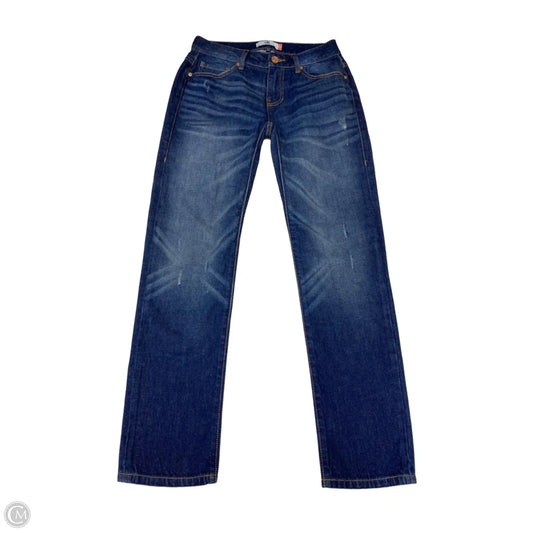 Jeans Straight By Cabi In Blue Denim, Size: 0