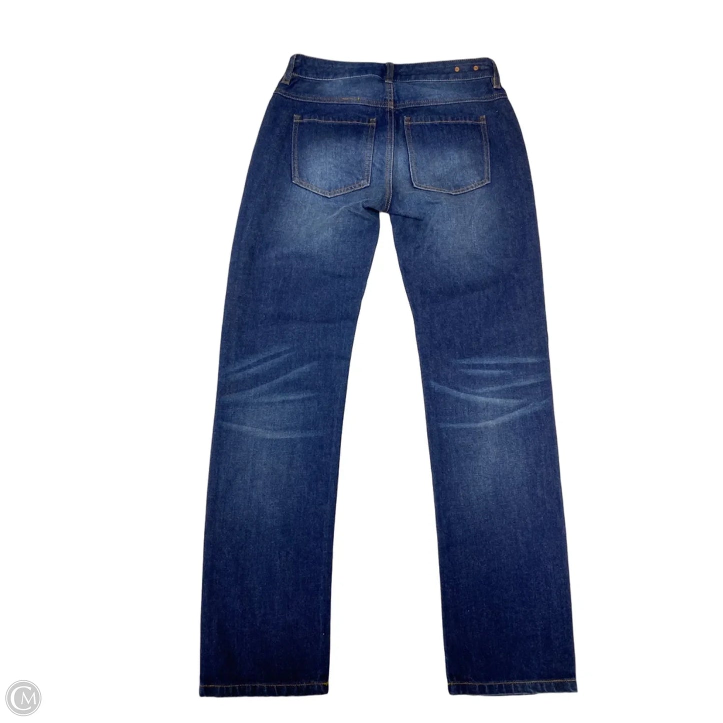 Jeans Straight By Cabi In Blue Denim, Size: 0