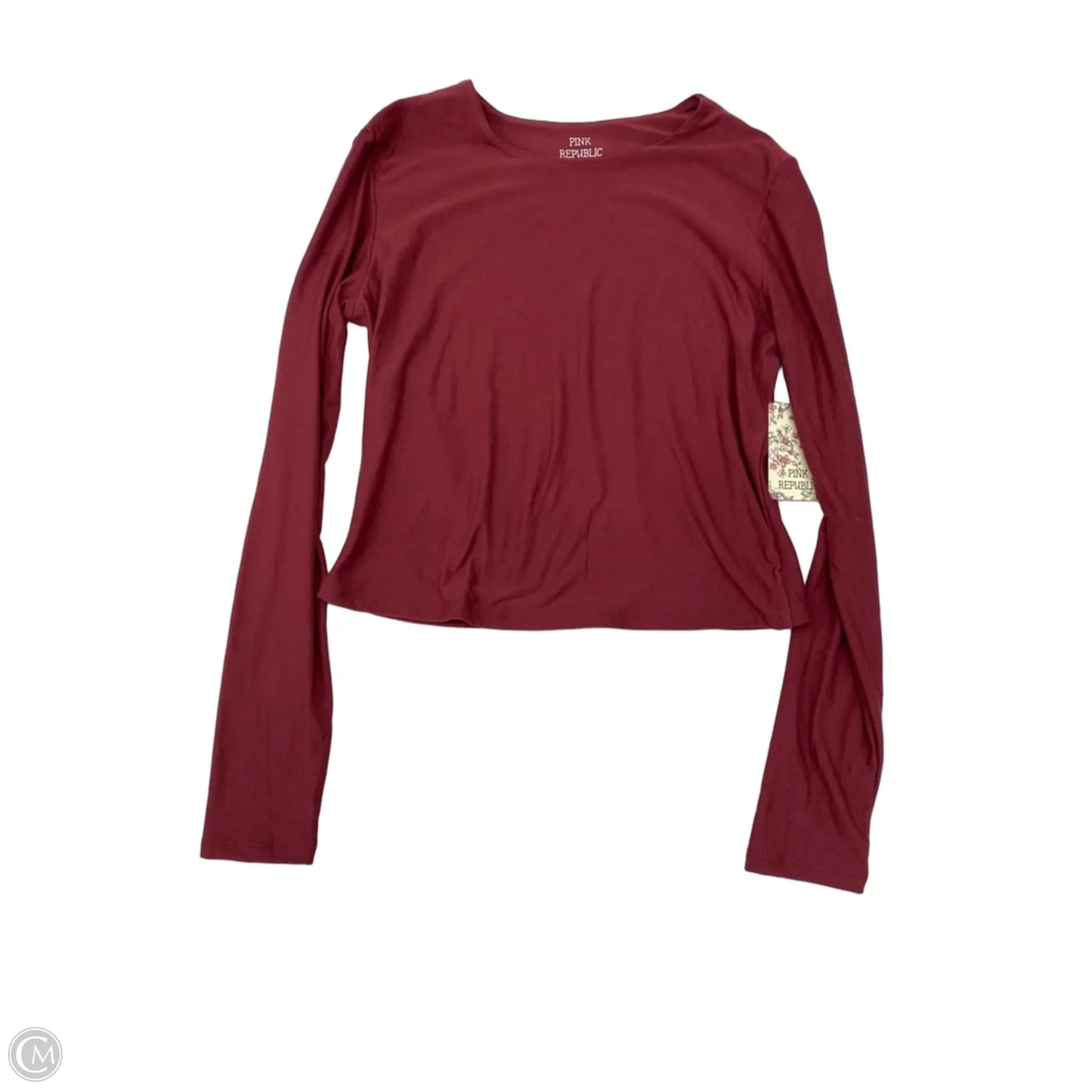 Top Long Sleeve By Pink Republic In Red, Size: L