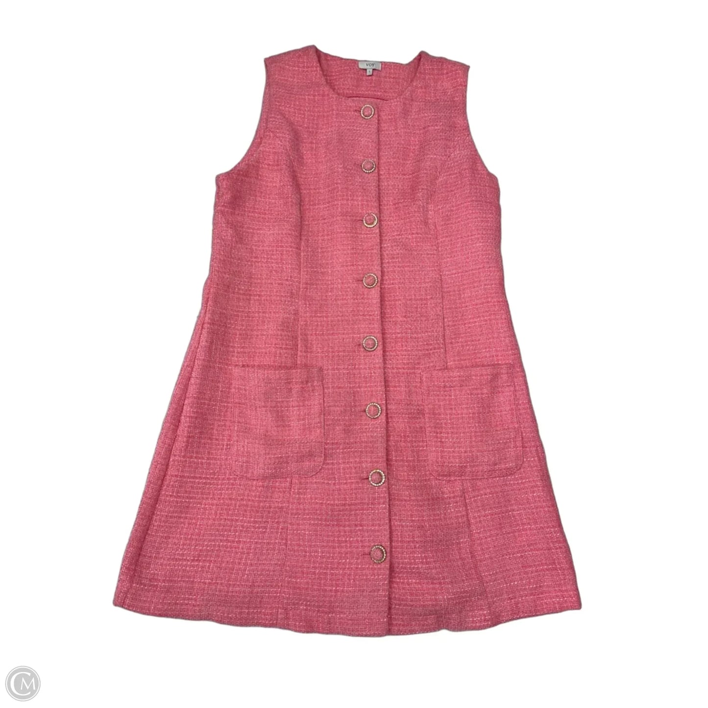 Dress Work By Voy In Pink, Size: L