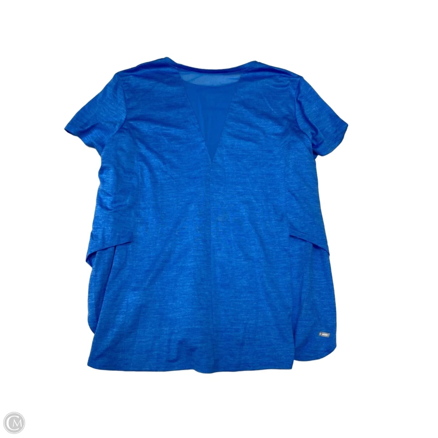 Athletic Top Short Sleeve By Danskin Now In Blue, Size: Xl