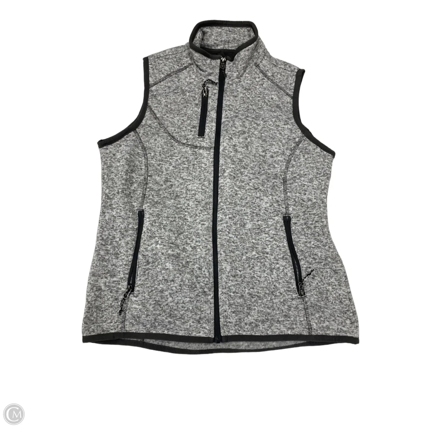 Vest Other By Clothes Mentor In Grey, Size: M