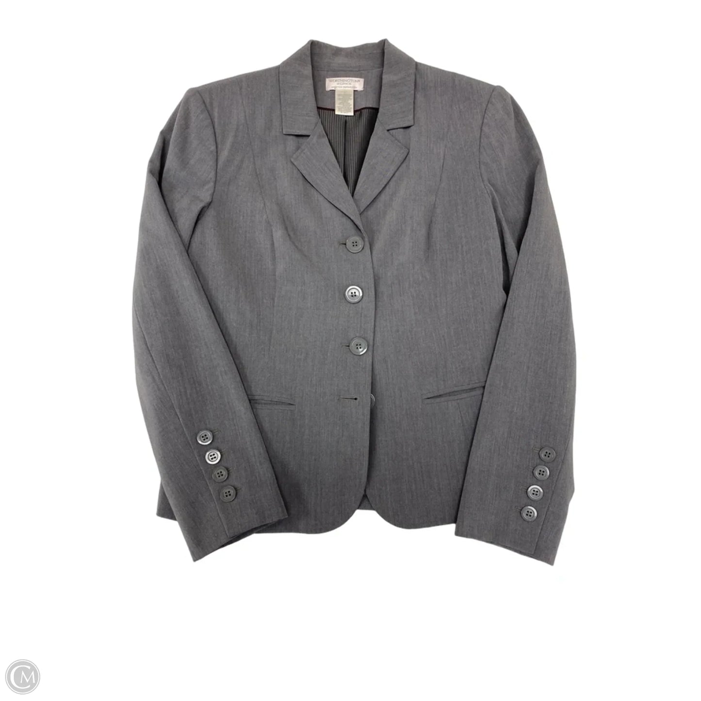 Blazer By Worthington In Grey, Size: S