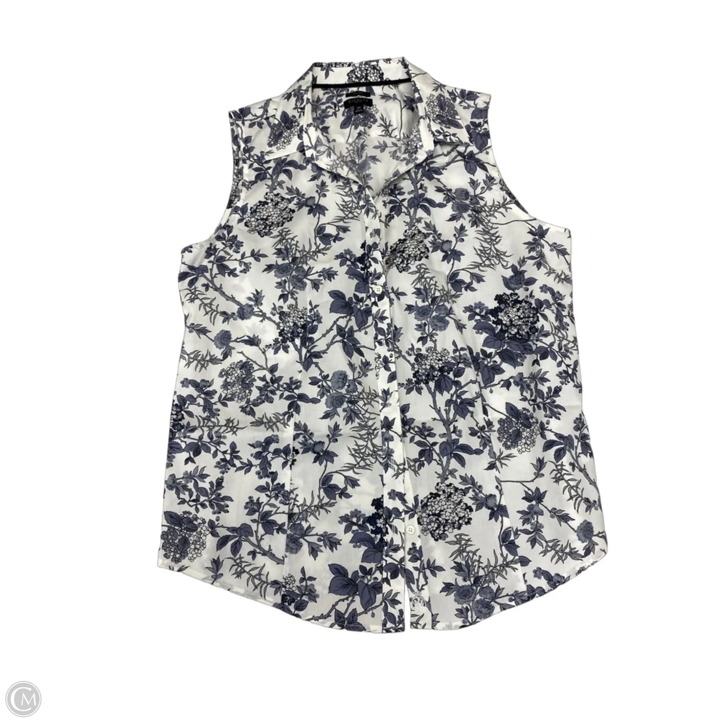 Top Sleeveless By Talbots In Floral Print, Size: Mp