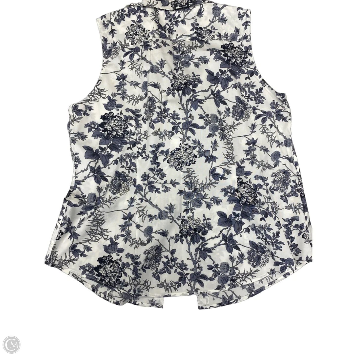 Top Sleeveless By Talbots In Floral Print, Size: Mp