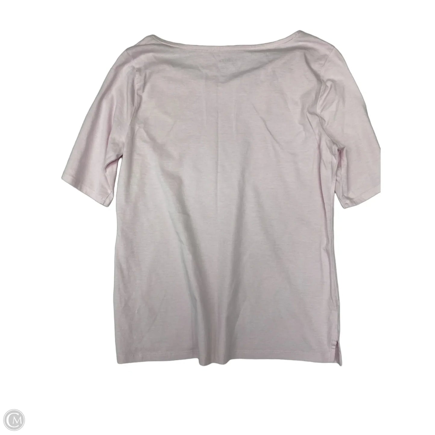 Top Short Sleeve By Talbots In Pink, Size: M