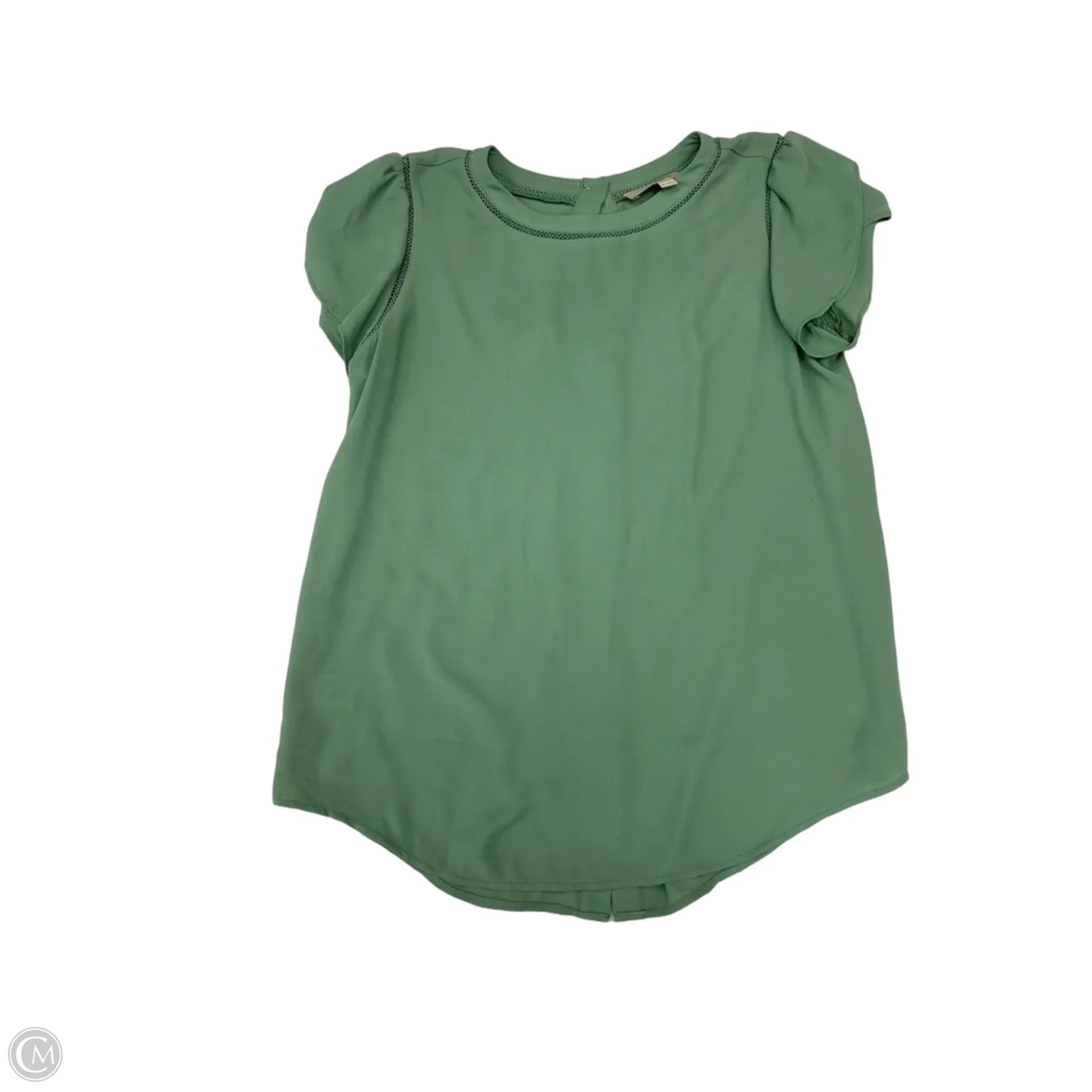 Blouse 3/4 Sleeve By Loft In Green, Size: Xs