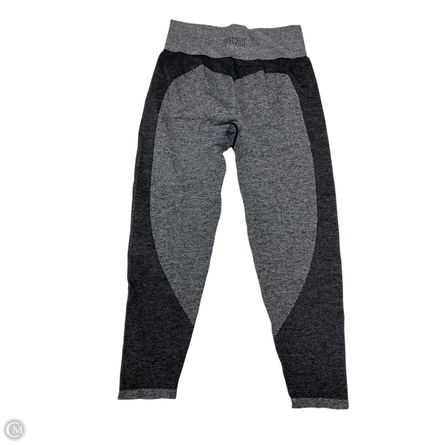 Athletic Leggings By Pink In Grey, Size: L