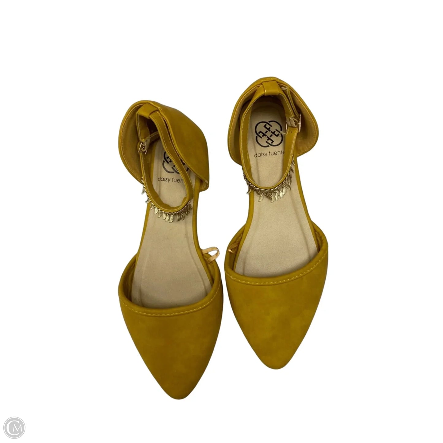 Shoes Flats By Daisy Fuentes In Yellow, Size: 8