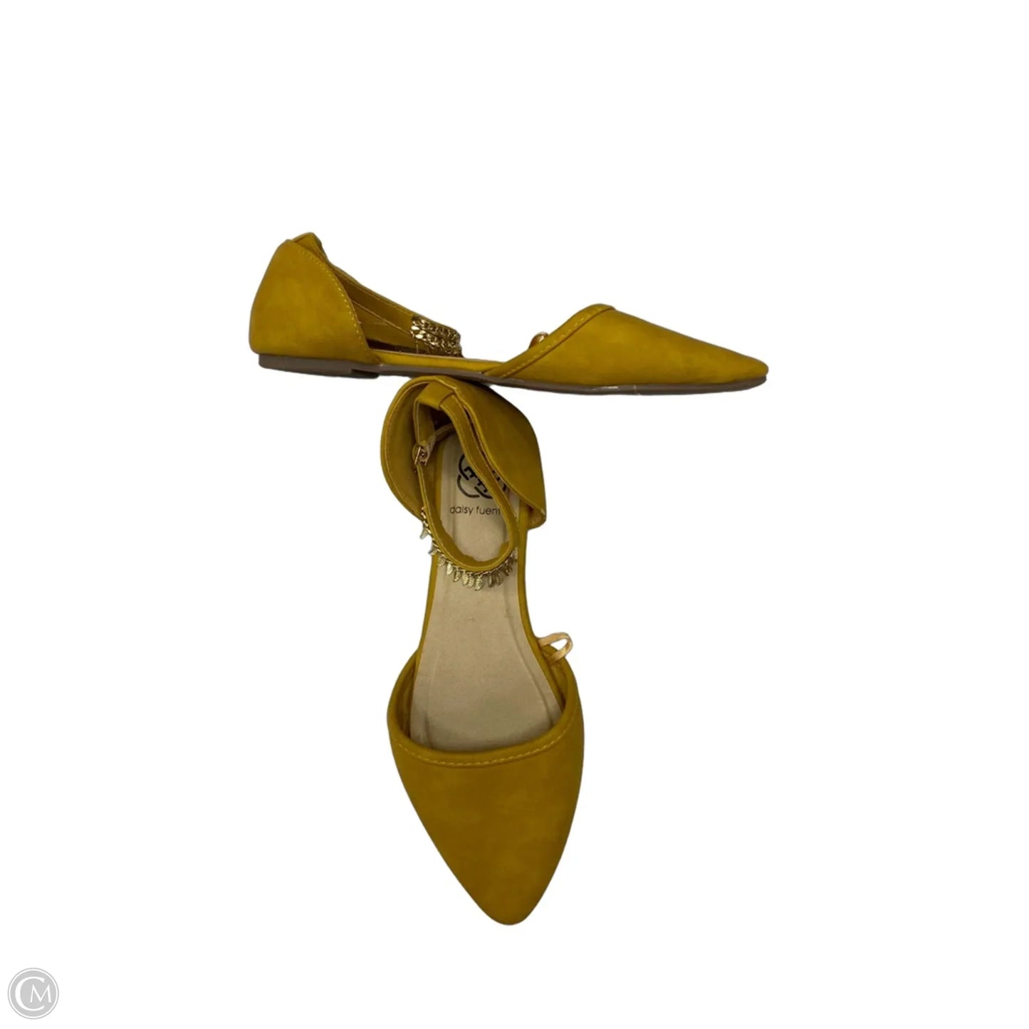 Shoes Flats By Daisy Fuentes In Yellow, Size: 8