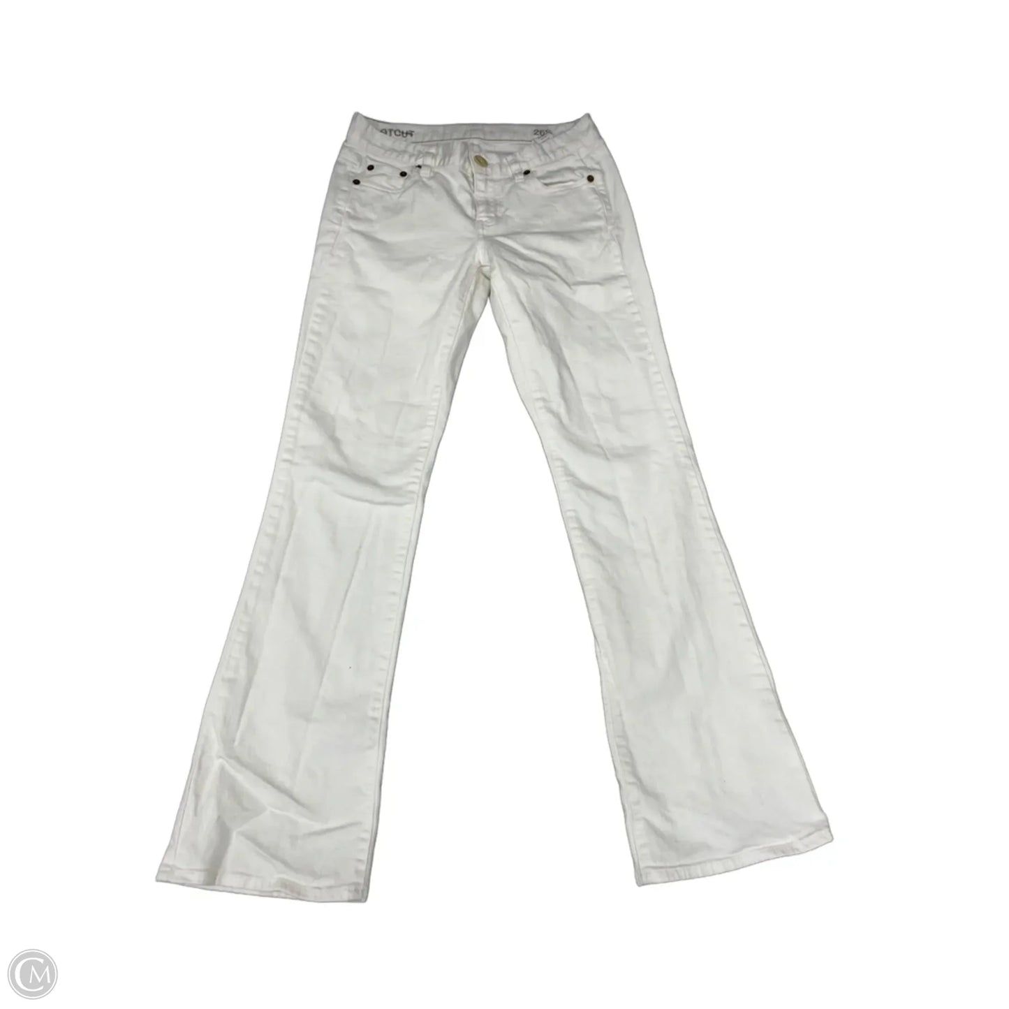 Jeans Boot Cut By J. Crew In White Denim, Size: 4