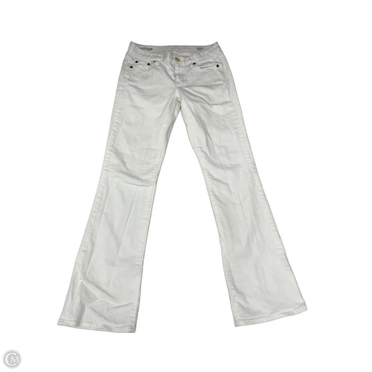 Jeans Boot Cut By J. Crew In White Denim, Size: 4