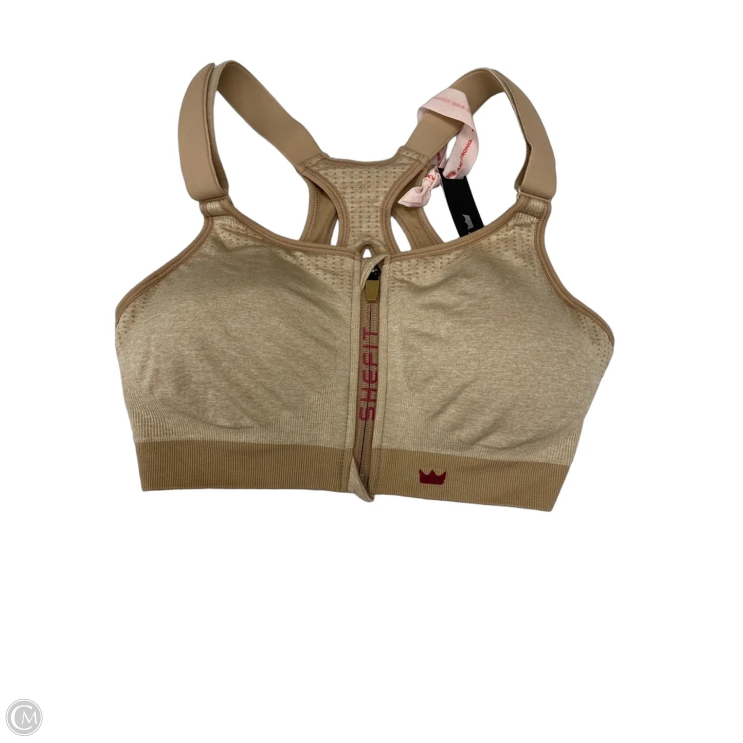 Athletic Bra By Cmc In Beige, Size: L