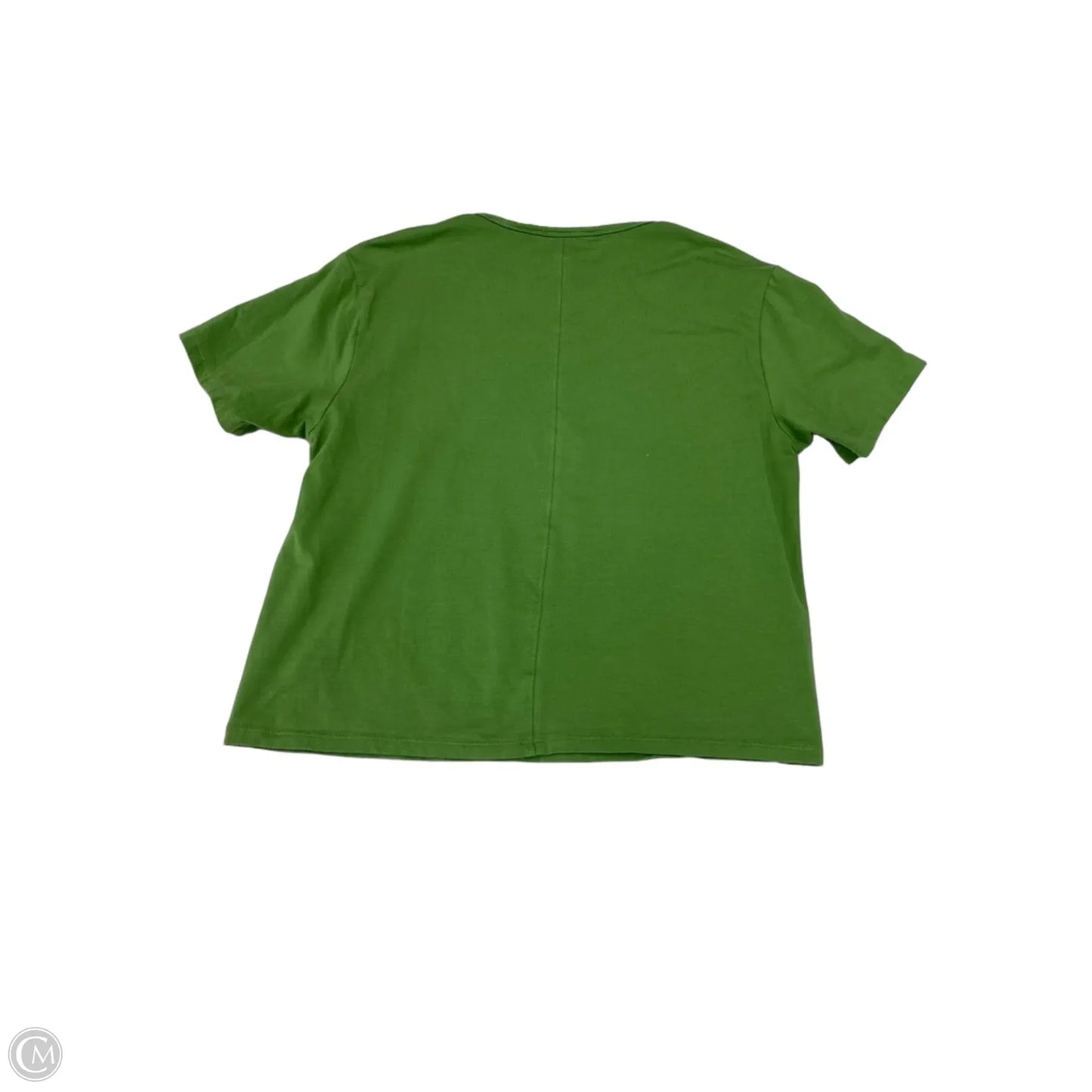 Athletic Top Short Sleeve By Athleta In Green, Size: M