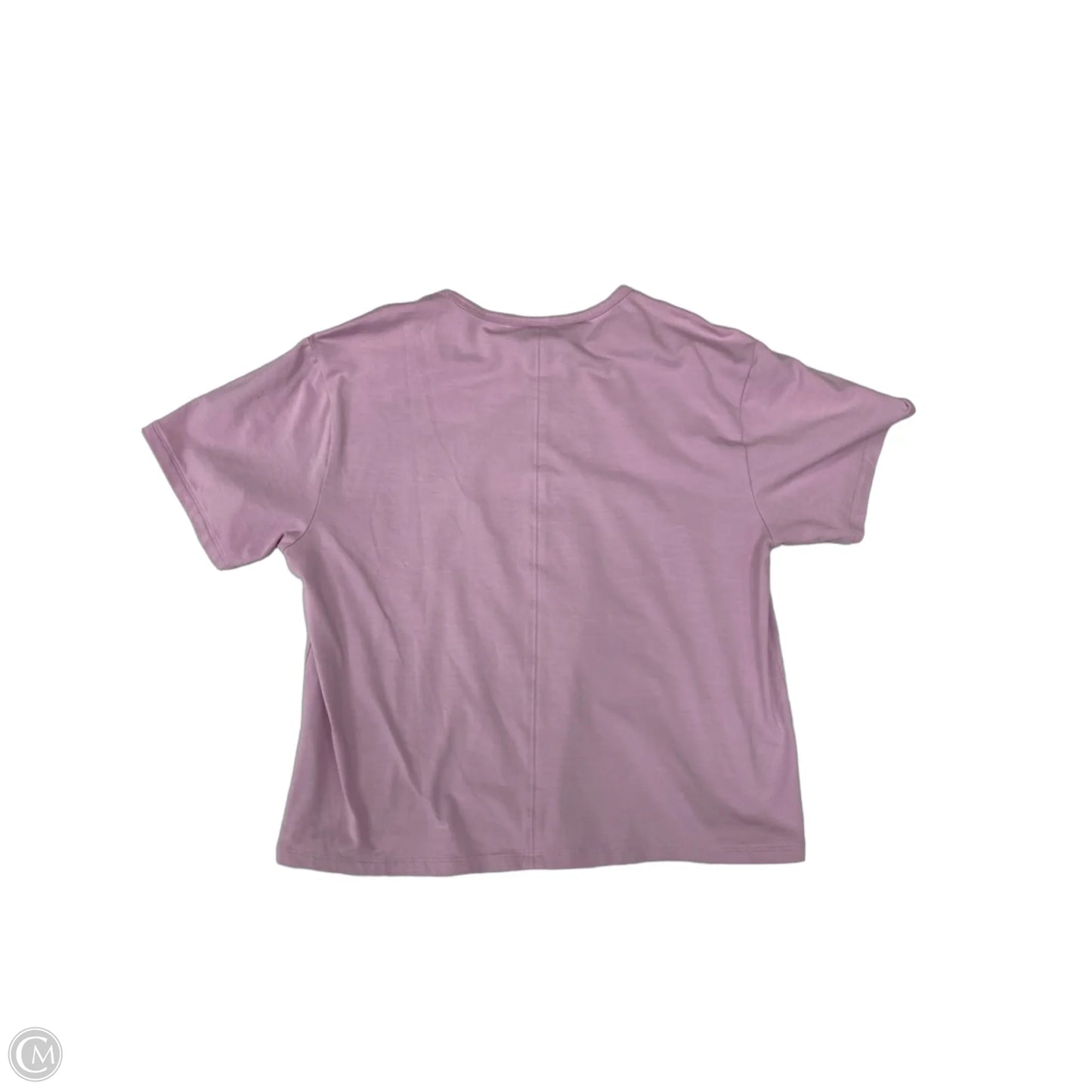 Athletic Top Short Sleeve By Athleta In Pink, Size: M