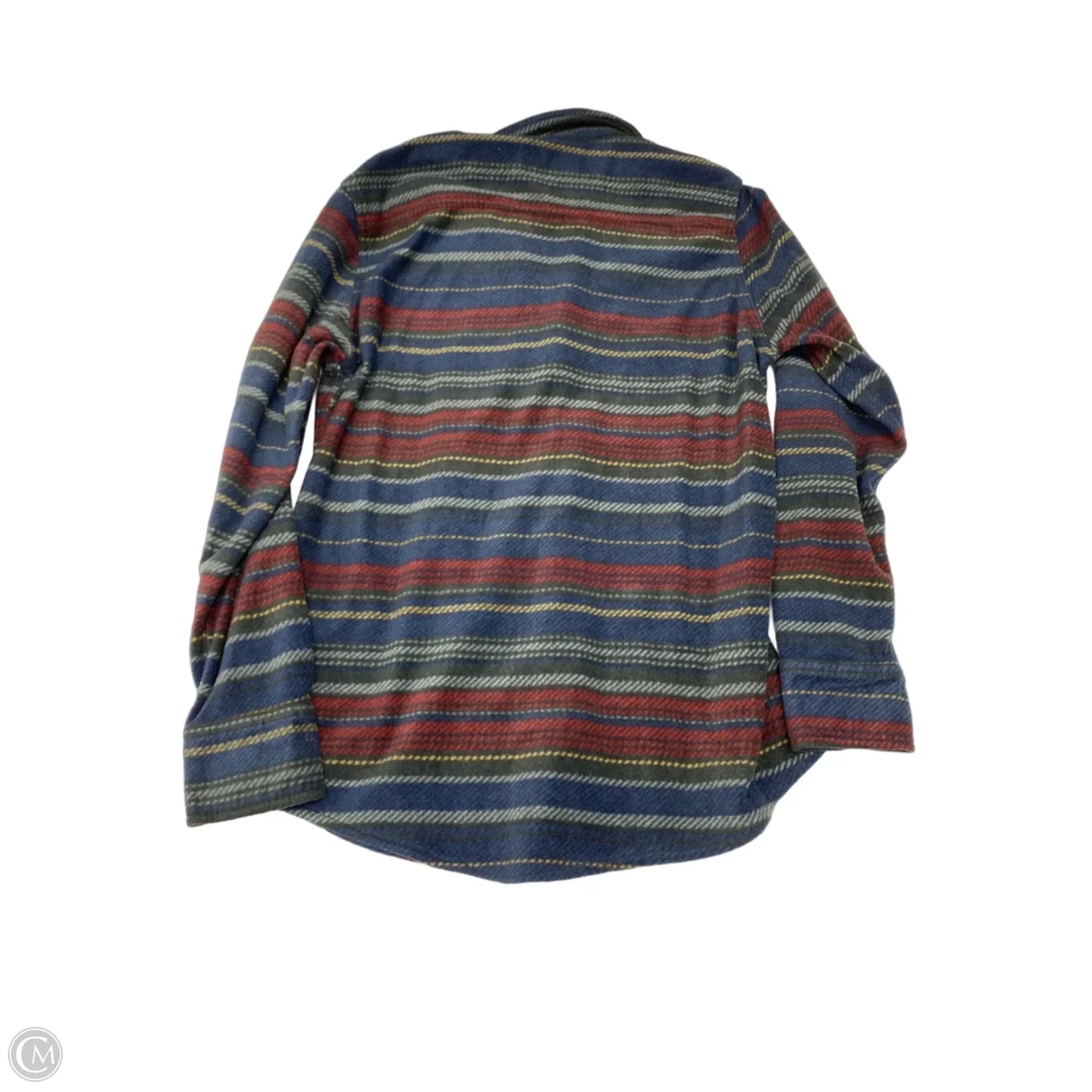 Top Long Sleeve By Clothes Mentor In Plaid Pattern, Size: L