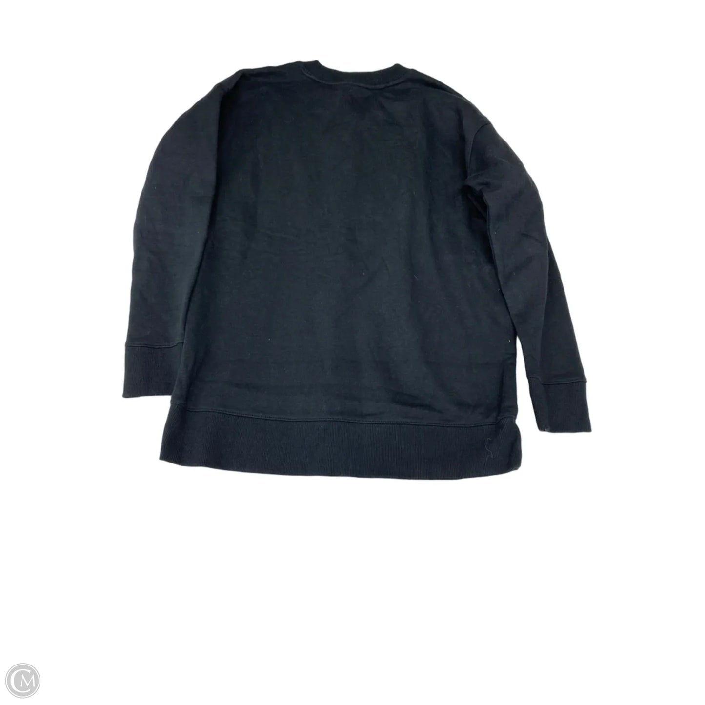 Sweatshirt Crewneck By Banana Republic In Black, Size: Xs