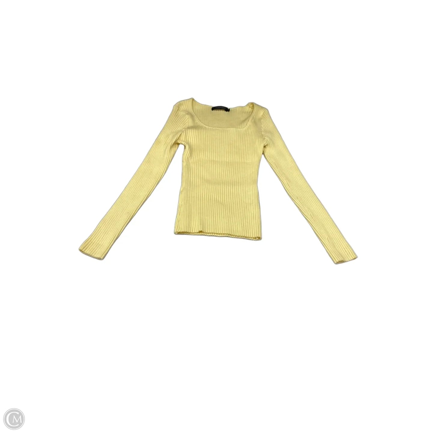 Top Long Sleeve By Merokeety In Yellow, Size: M