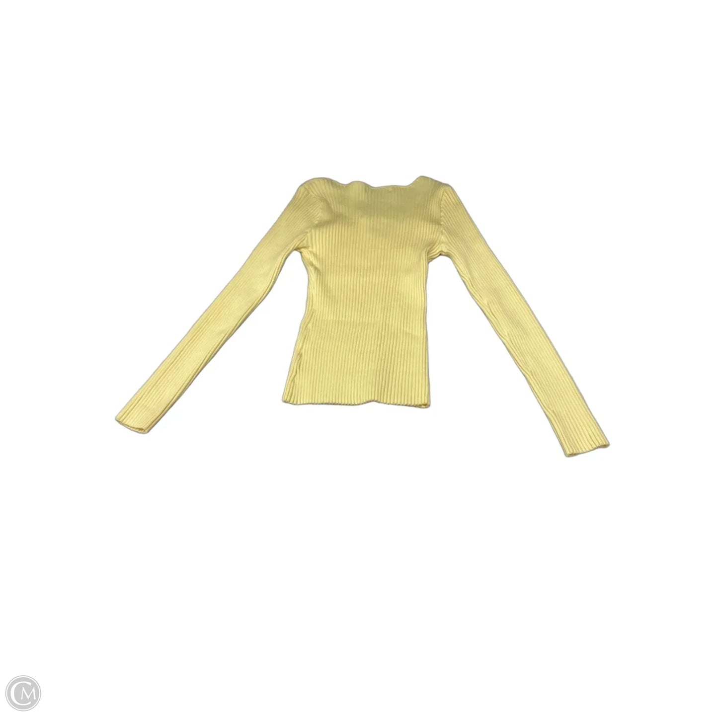 Top Long Sleeve By Merokeety In Yellow, Size: M