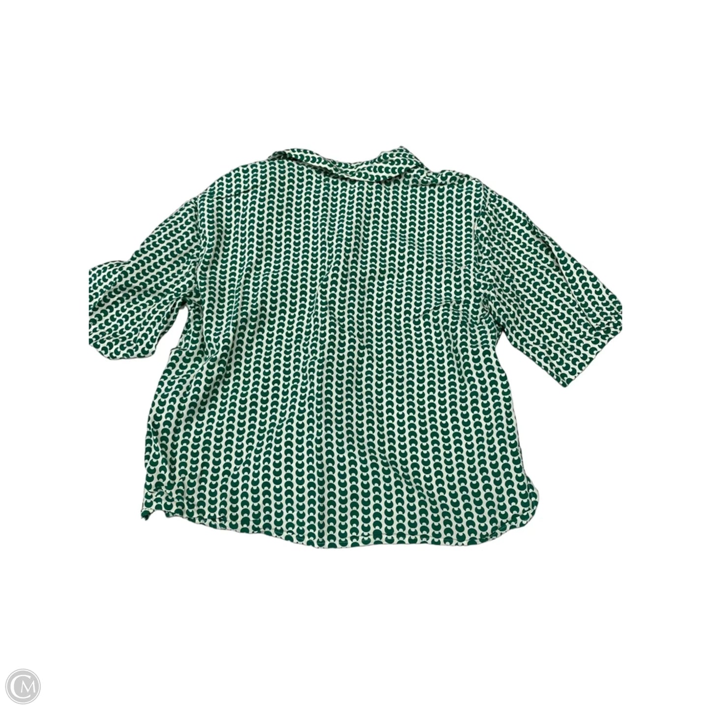 Top Short Sleeve By A New Day In Green & White, Size: Xs