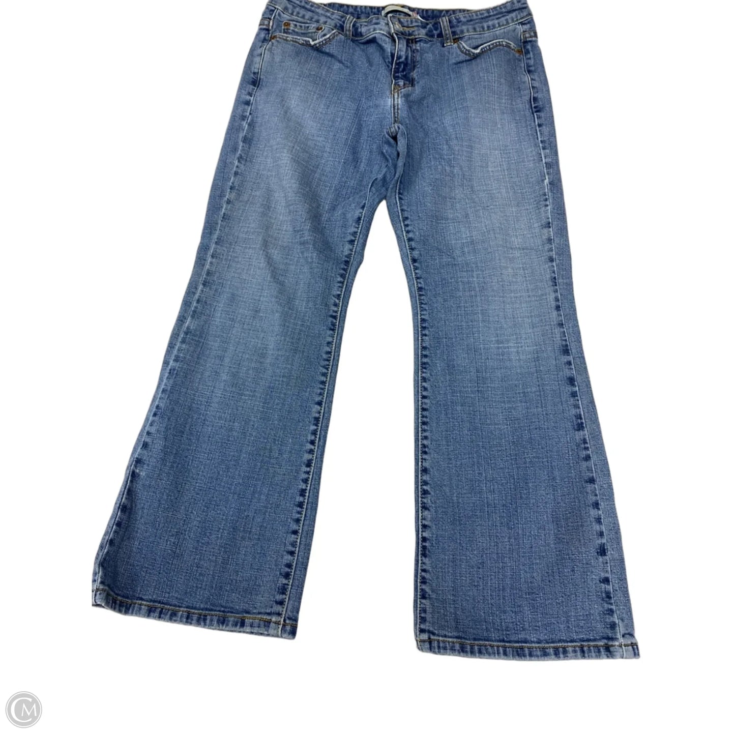 Jeans Boot Cut By Levis In Blue Denim, Size: 12