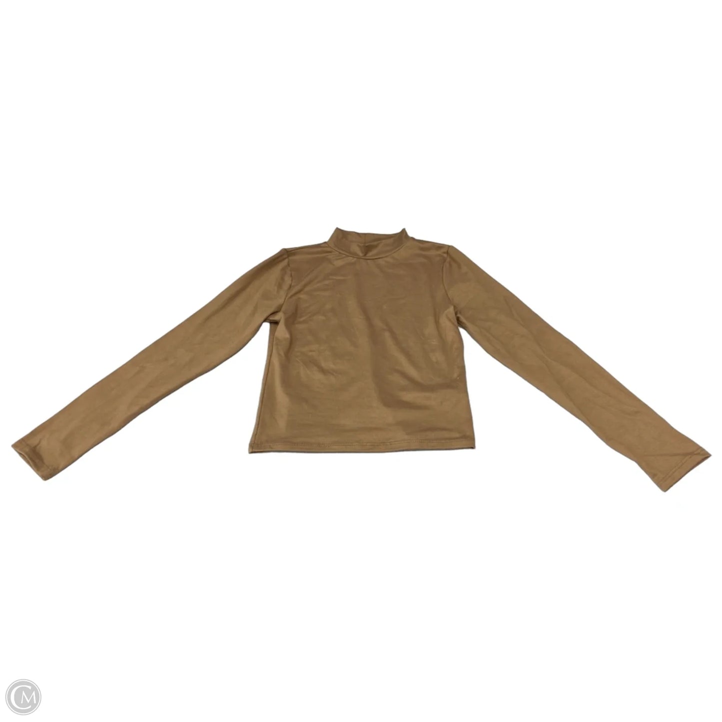Top Long Sleeve By Olivia Rae In Brown, Size: S