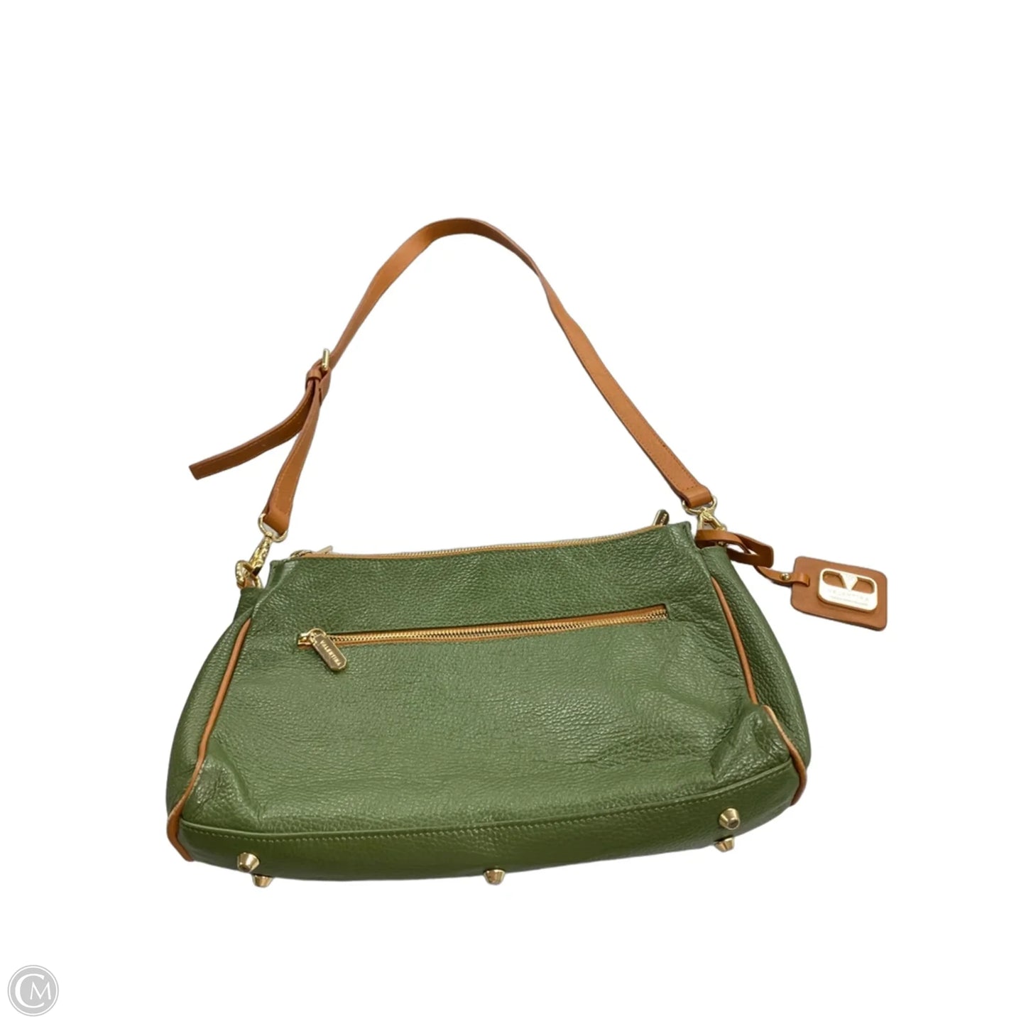 Crossbody Leather By Valentina, Size: Large
