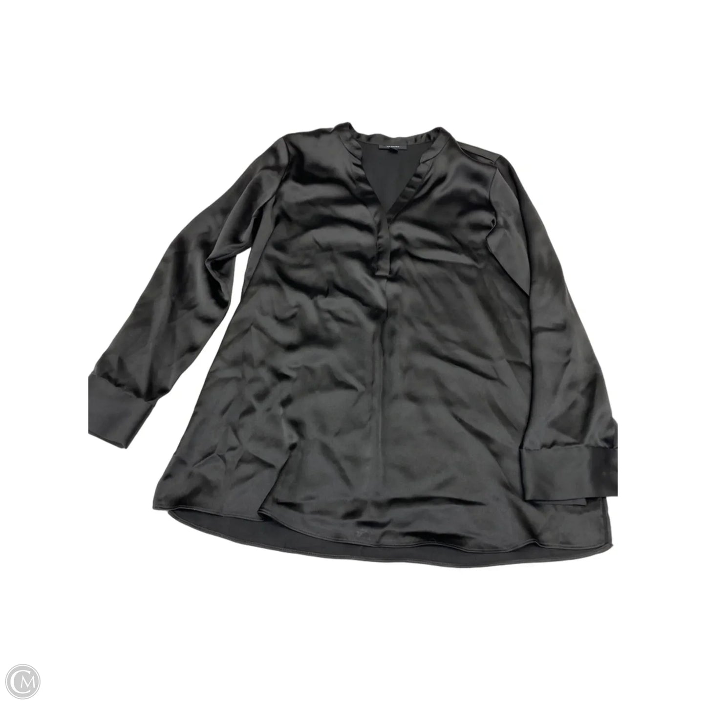 Blouse Long Sleeve By Alfani In Black, Size: S