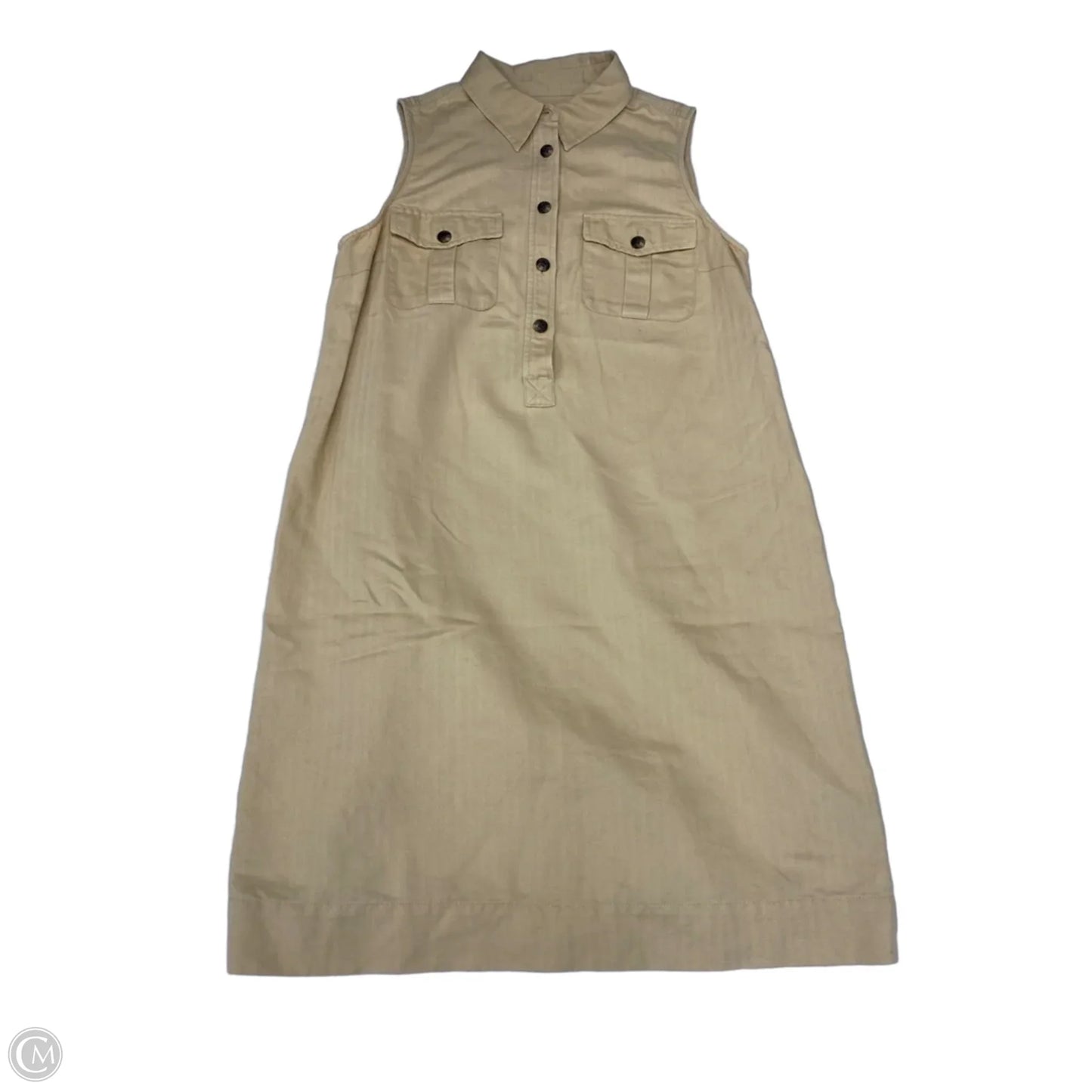 Dress Casual Short By Lauren By Ralph Lauren In Beige, Size: S