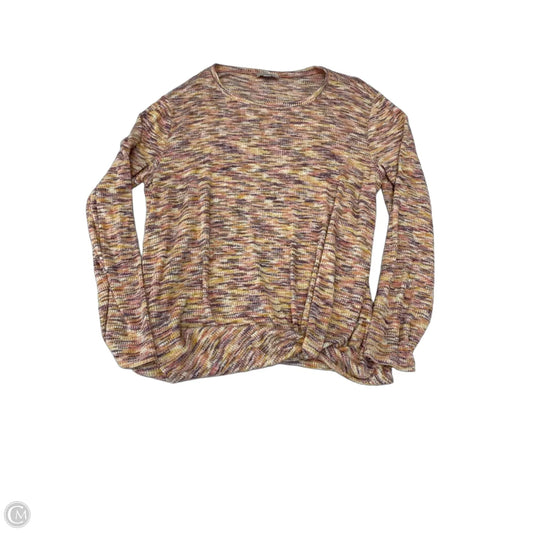 Top Long Sleeve By Loft In Multi-colored, Size: Xl