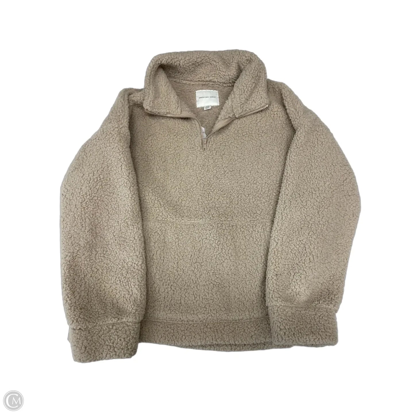 Jacket Faux Fur & Sherpa By American Eagle In Beige, Size: M