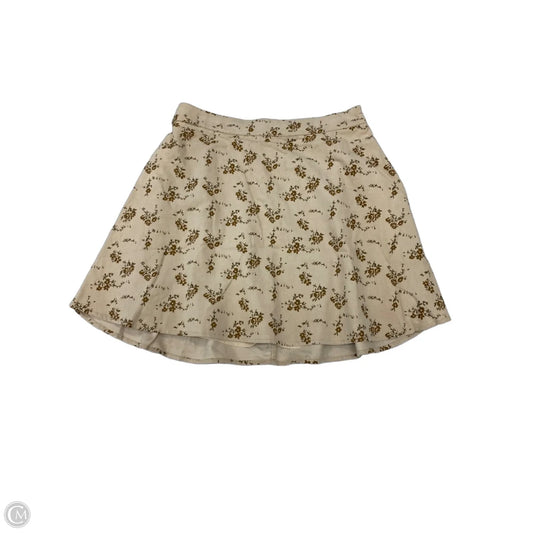 Skirt Mini & Short By Wishlist In Floral Print, Size: 14