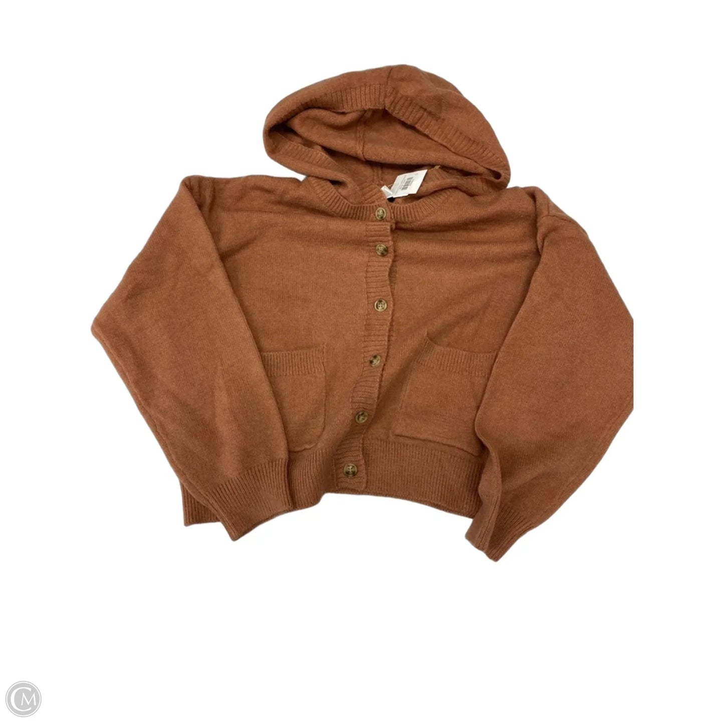 Sweater Cardigan By Wishlist In Brown, Size: S