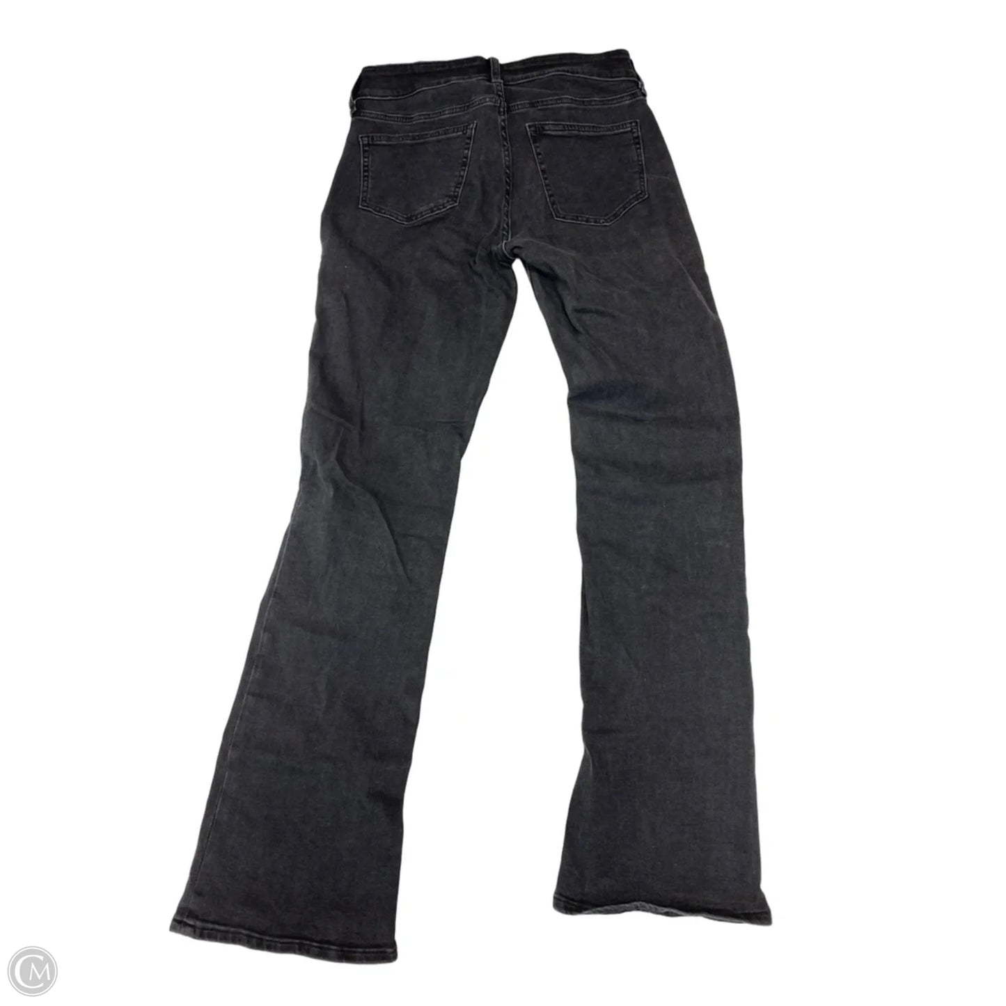 Jeans Boot Cut By Gap In Black Denim, Size: 8