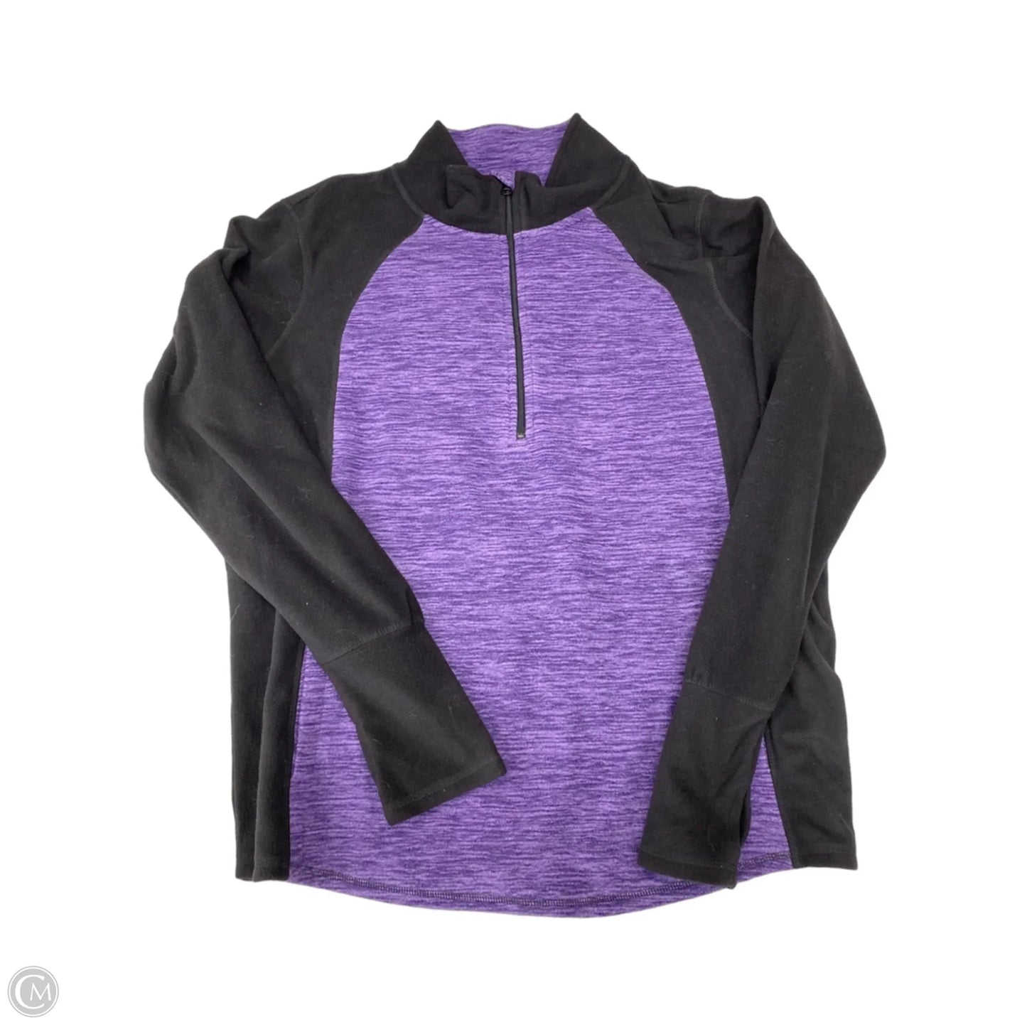 Athletic Fleece By St Johns Bay In Black & Purple, Size: Xxl