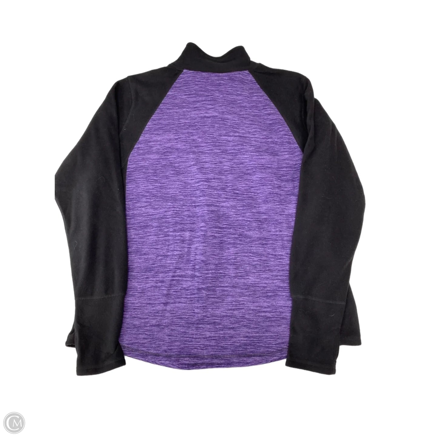 Athletic Fleece By St Johns Bay In Black & Purple, Size: Xxl