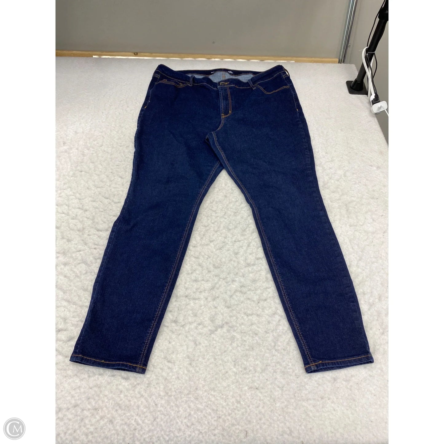 Jeans Skinny By Old Navy In Blue Denim, Size: 18